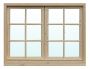 Einbau-Fenster HOHA-Flex Doppelfenster Holzfenster Isolierverglast Gartenhausfenster Einbaufenster